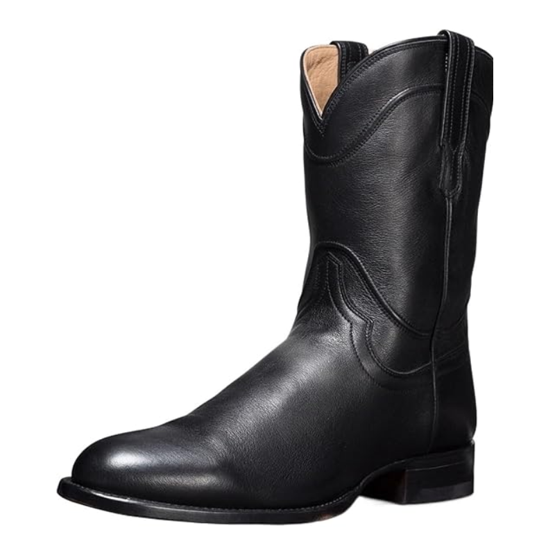 BILL Mens Cowboy Boots - PU Leather | Sturdy & Sharp - Yehaw