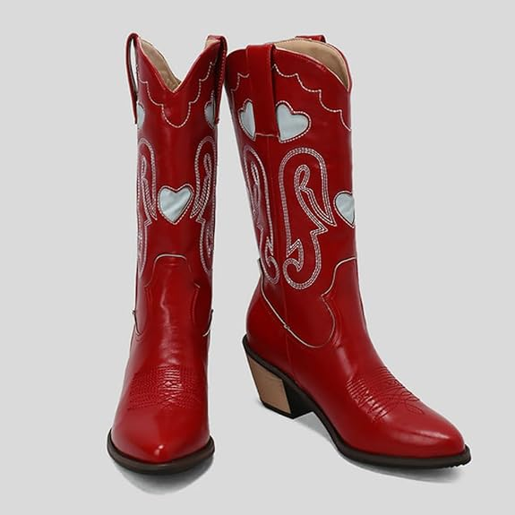 SALLY Cowgirl Boots - Resistant PU leather | Stand-Up Style