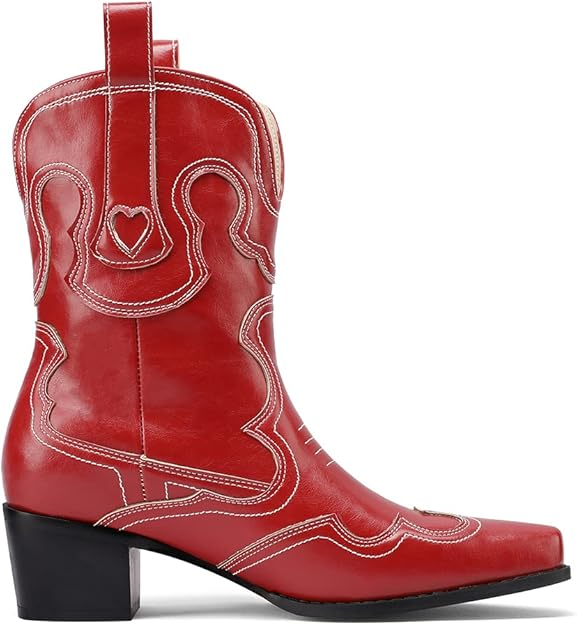 GRACIE Cowgirl Boots - Resistant PU leather | Elegance & Stability