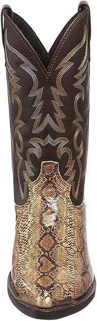 CLAY Mens Cowboy Boots - Crocodile PU leather | Stable and Strong