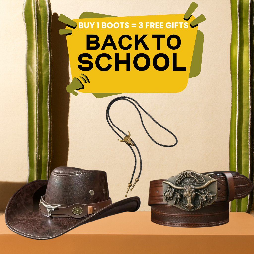 Levi Mens Cowboy Boots - Tough PU Leather | Timeless Style