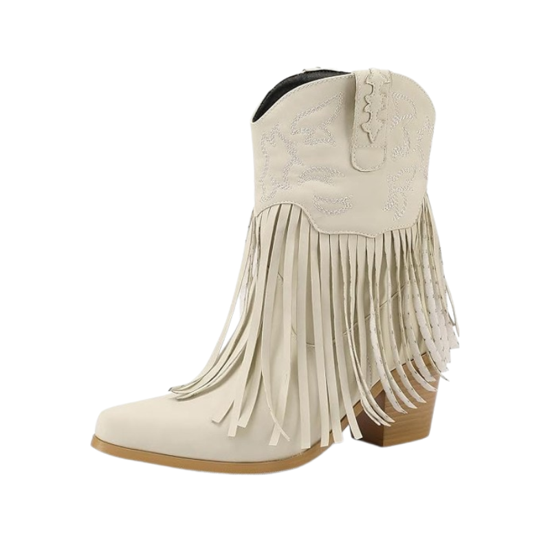 SAVANNAH Cowgirl Boots Fringe - Soft lining | Elegance & Stability