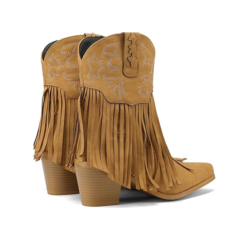 SAVANNAH Cowgirl Boots Fringe - Soft lining | Elegance & Stability