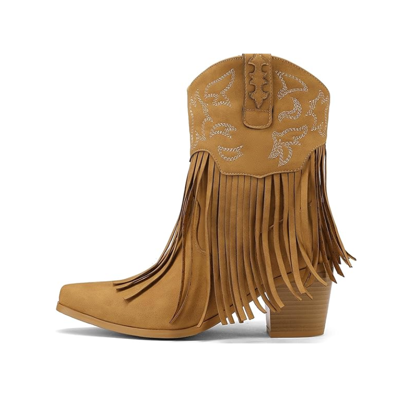SAVANNAH Cowgirl Boots Fringe - Soft lining | Elegance & Stability