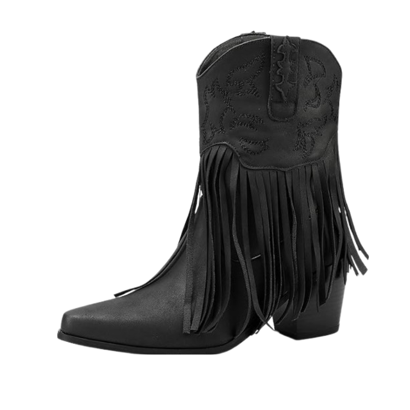 SAVANNAH Cowgirl Boots Fringe - Soft lining | Elegance & Stability
