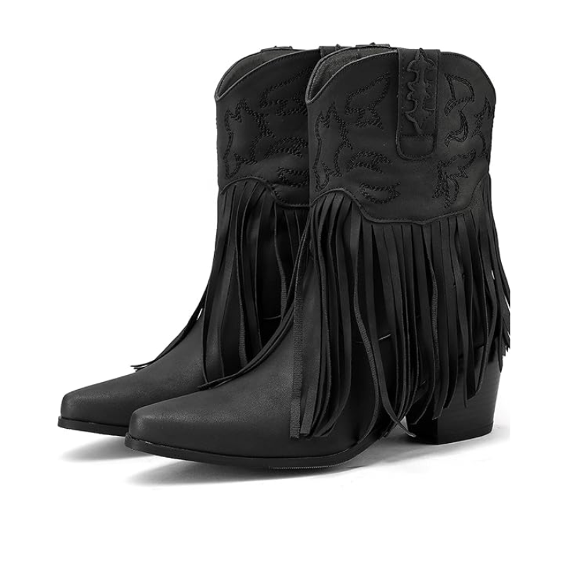 SAVANNAH Cowgirl Boots Fringe - Soft lining | Elegance & Stability