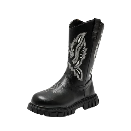 AUSTIN Kids Cowboy Boots - Soft PU leather | Stable & Easy to slip on - Yehaw