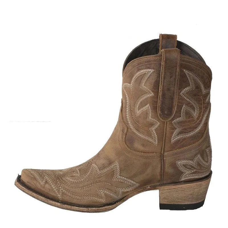 MARY Cowgirl Boots - Resistant PU leather | Elegance & Stability - Yehaw
