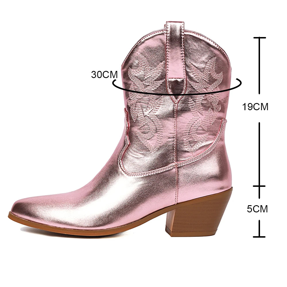 NELLIE Cowgirl Boots - Pointed toe | Elegance & Stability - Yehaw