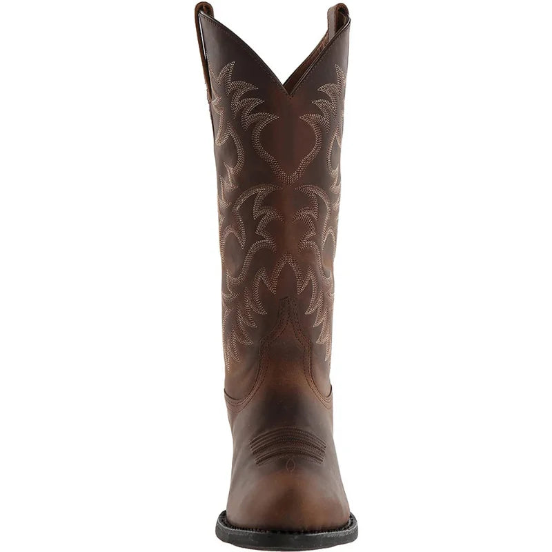 Levi Mens Cowboy Boots - Tough PU Leather | Timeless Style - Yehaw