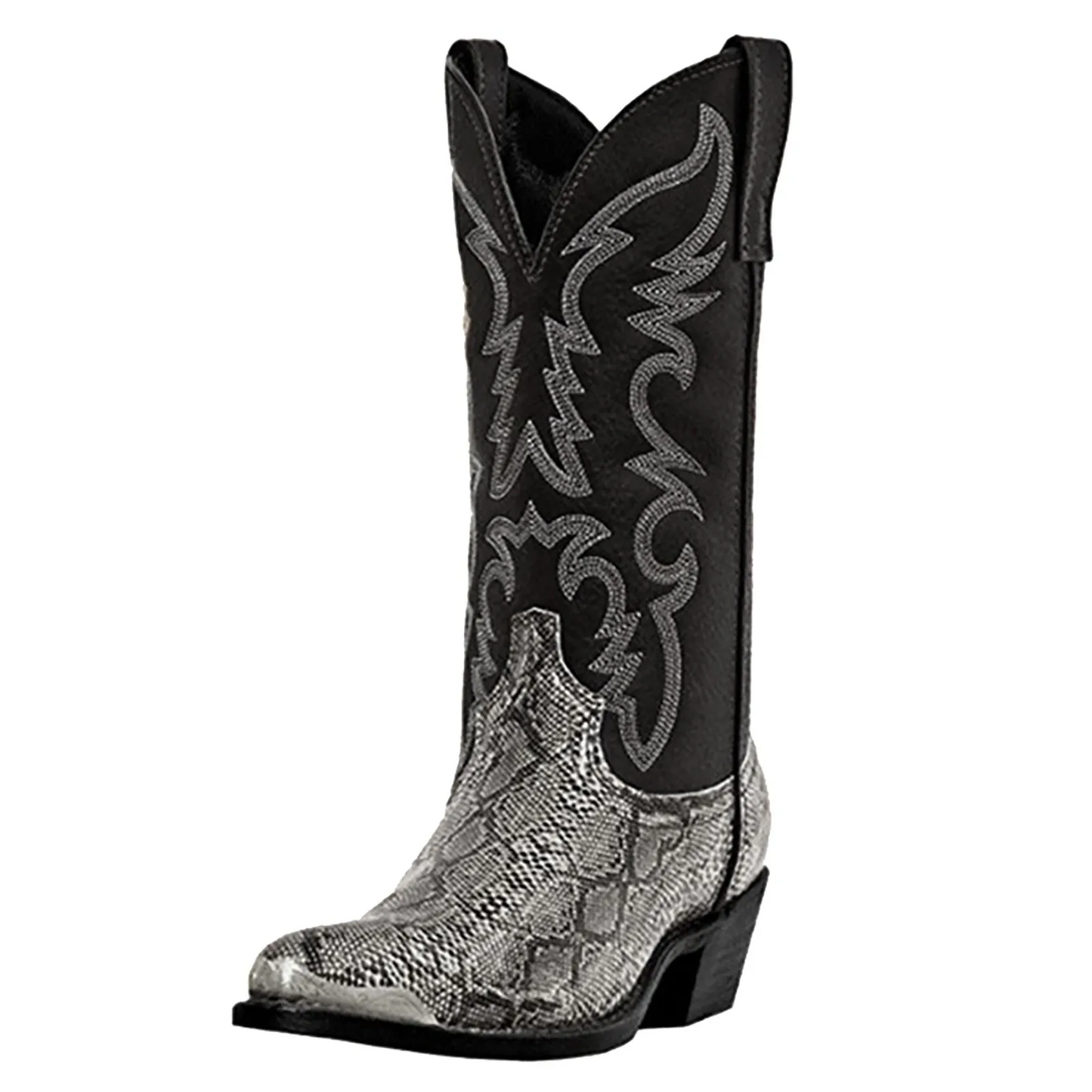 CLAY Mens Cowboy Boots - Crocodile PU leather | Stable and Strong
