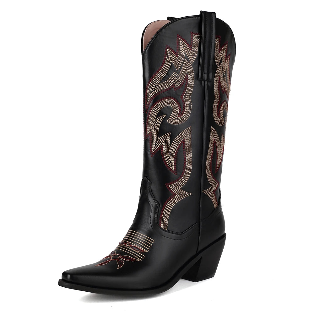ALICE Cowgirl Boots - Pointed toe | Elegance & Stability - Yehaw