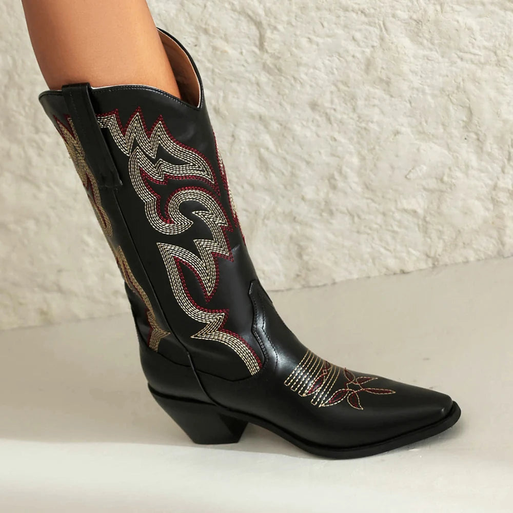 ALICE Cowgirl Boots - Pointed toe | Elegance & Stability - Yehaw