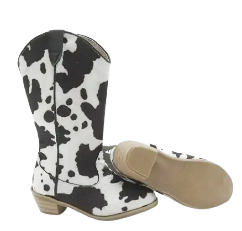 ARIZONA Kids Cowboy Boots - Soft PU leather | Stable & Easy to slip on - Yehaw