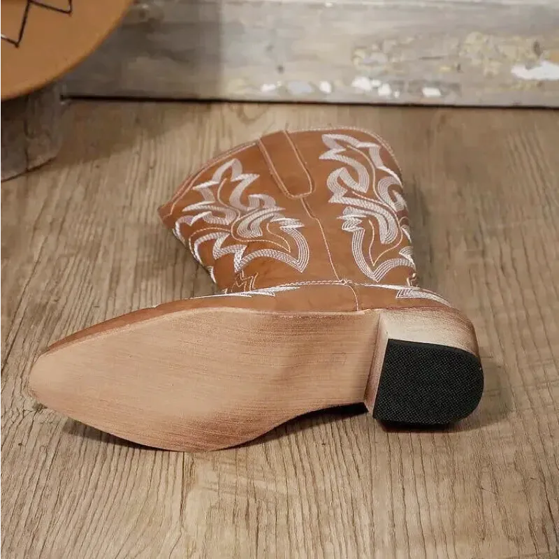 FANNY Cowgirl Boots - Yehaw | Brown - Yehaw