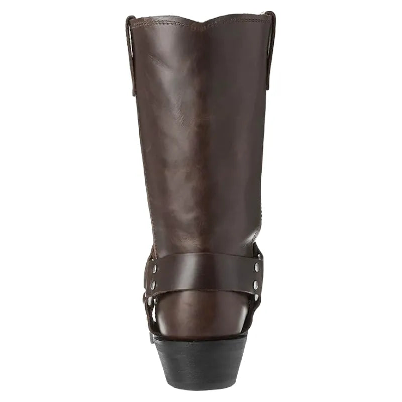 GHOST Mens Cowboy Boots - PU Leather | Reliable & Clean Look - Yehaw