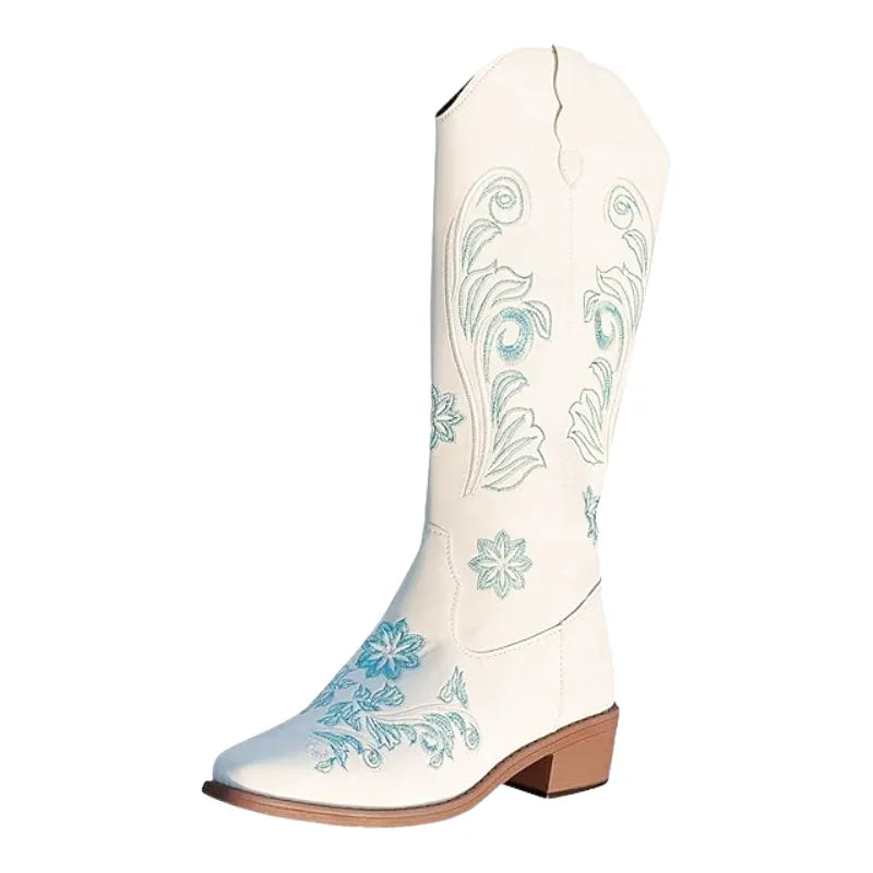 KATE Cowgirl Boots - Resistant PU leather | Elegance & Stability - Yehaw