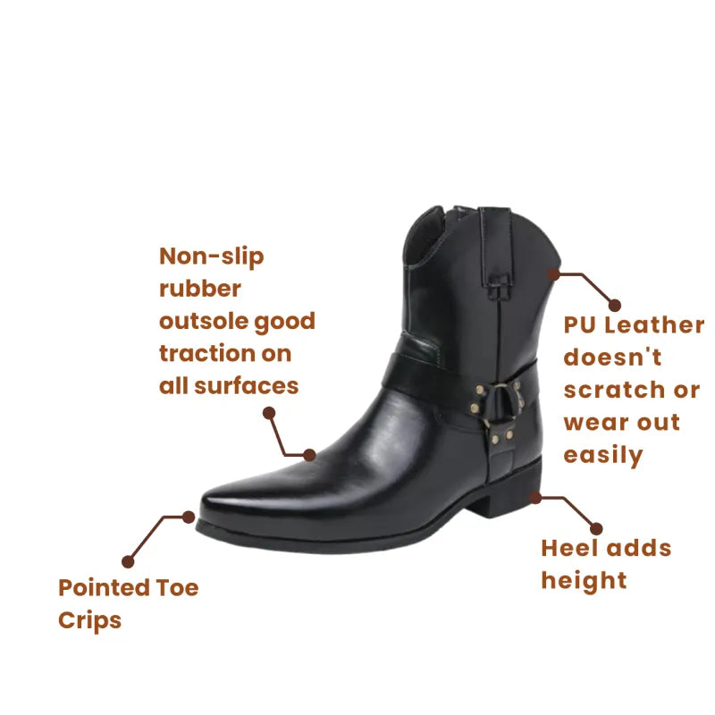Remington Mens Cowboy Boots - Virile Design | Everyday Strength - Yehaw