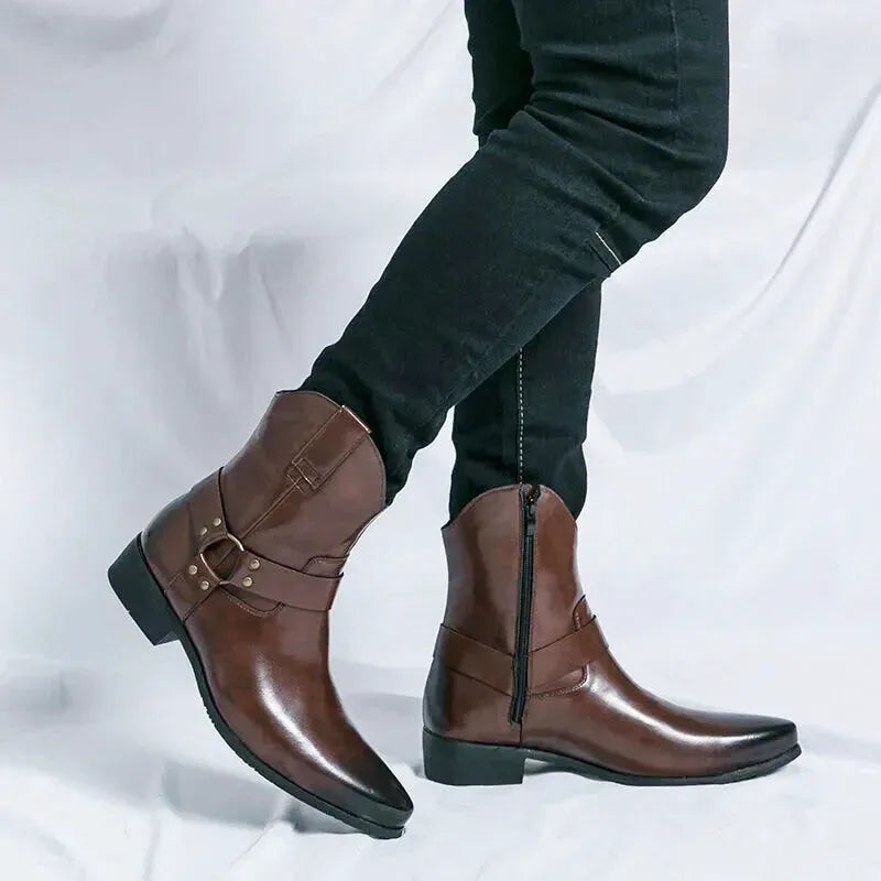 REMINGTON Mens Cowboy Boots - Yehaw | Brown - Yehaw