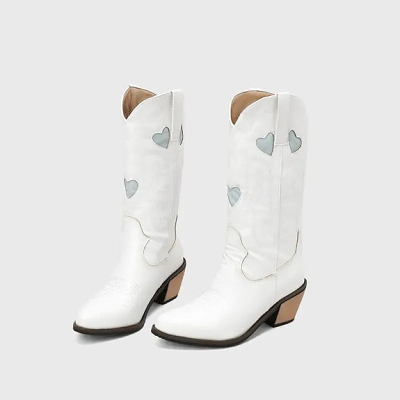 SALLY Cowgirl Boots - Resistant PU leather | Stand-Up Style - Yehaw