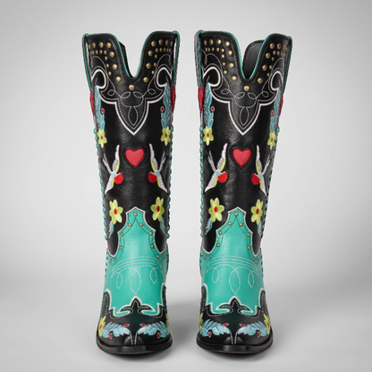 ADELAIDE Cowgirl Boots - Yehaw | Multi-Coloured - Yehaw