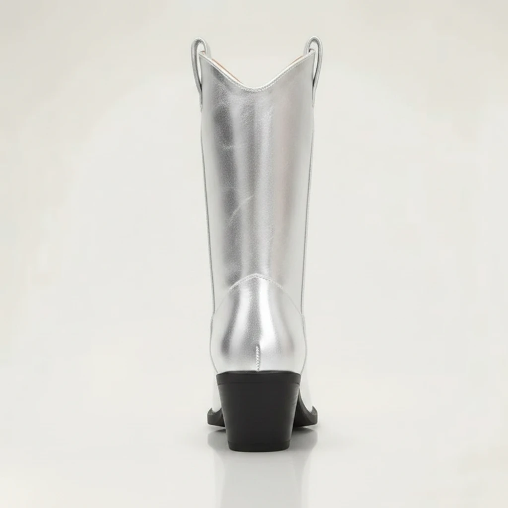 HAZEL Cowgirl Boots - Yehaw | Silver
