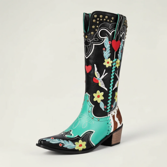 ADELAIDE Cowgirl Boots - Yehaw | Multi-Coloured - Yehaw