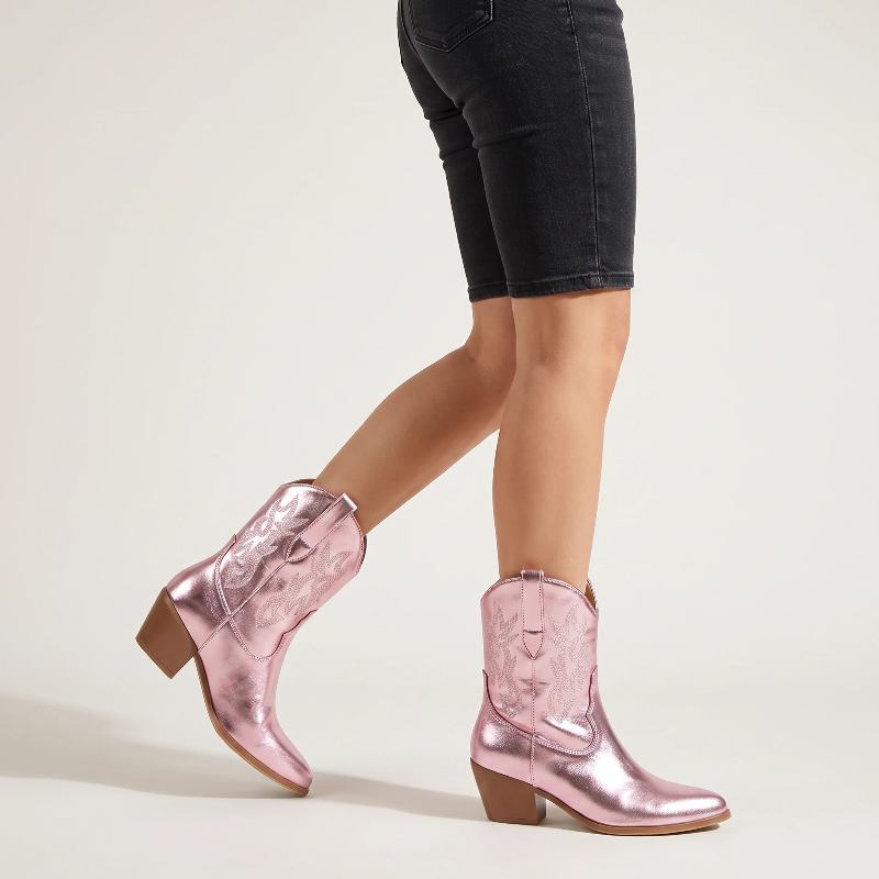 CARLA Cowgirl Boots - Yehaw | Pink - Yehaw