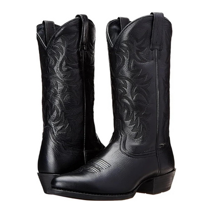 Levi Mens Cowboy Boots - Tough PU Leather | Timeless Style