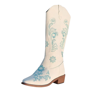 KATE Cowgirl Boots - Resistant PU leather | Elegance & Stability - Yehaw
