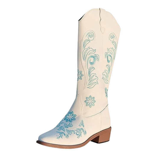 KATE Cowgirl Boots - Resistant PU leather | Elegance & Stability - Yehaw