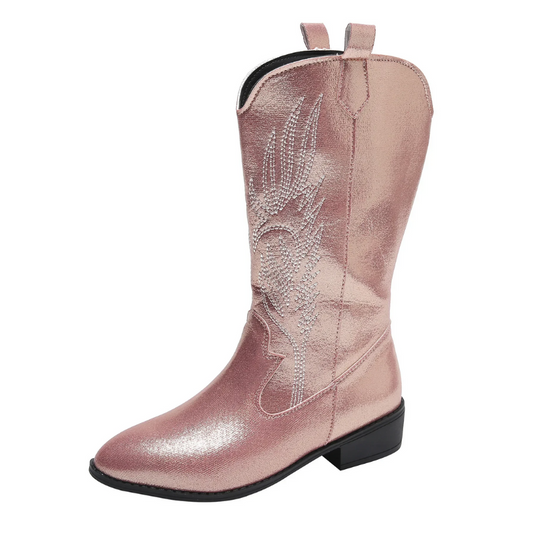 BESSIE Cowgirl Boots - Resistant PU leather | Elegance & Stability - Yehaw