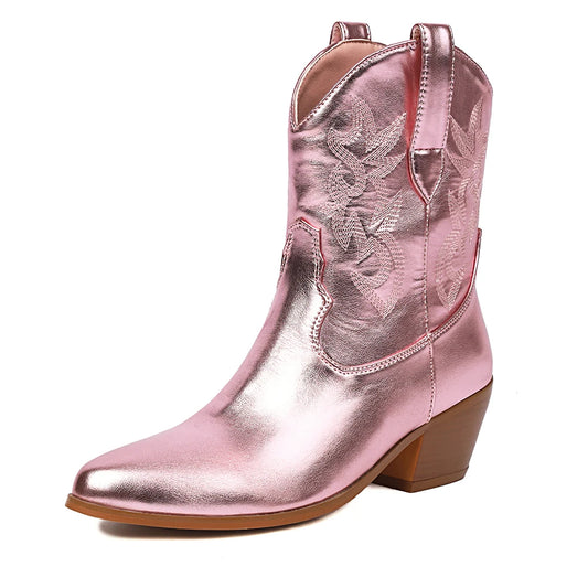 NELLIE Cowgirl Boots - Pointed toe | Elegance & Stability - Yehaw