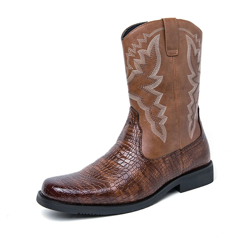 HECTOR Mens Cowboy Boots - Rugged Look | Long-Lasting Build - Yehaw