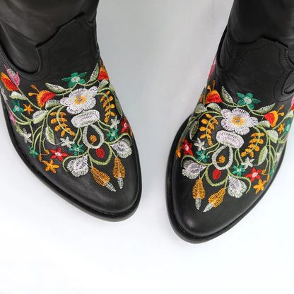 DAISY Cowgirl Boots - Resistant PU leather | Elegance & Stability - Yehaw