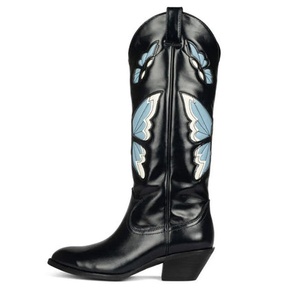 JESSIE Cowgirl Boots - Resistant PU leather | Elegance & Stability - Yehaw