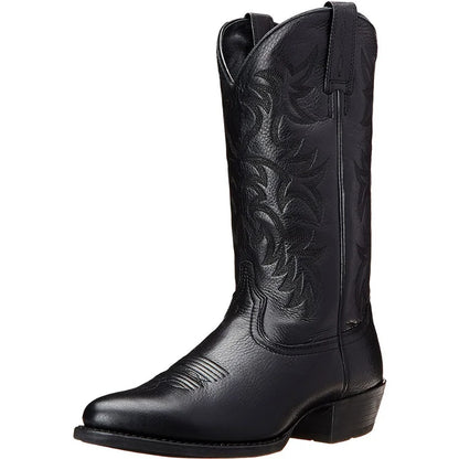 Levi Mens Cowboy Boots - Tough PU Leather | Timeless Style - Yehaw