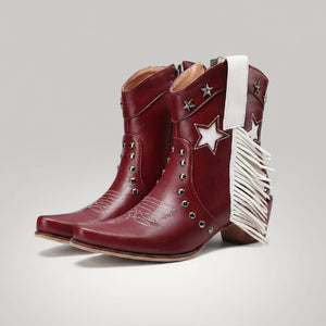 ORLANDA Cowgirl Boots - Yehaw | Red - Yehaw