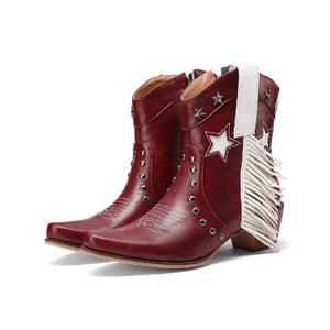 ORLANDA Cowgirl Boots - Yehaw | Red - Yehaw 