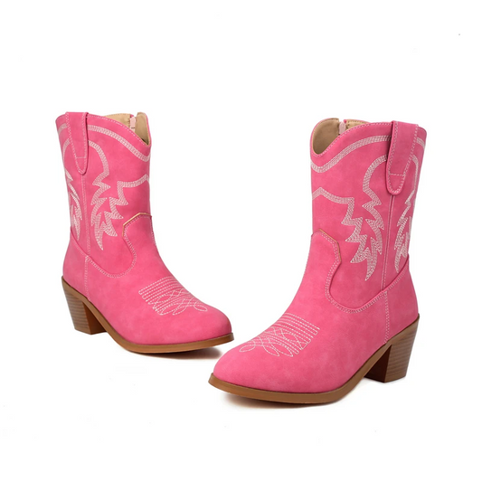 ABIGAIL Cowgirl Boots - Pointed toe | Elegance & Stability - Yehaw