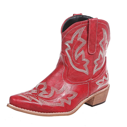 MARY Cowgirl Boots - Resistant PU leather | Elegance & Stability - Yehaw