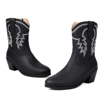 ABIGAIL Cowgirl Boots - Pointed toe | Elegance & Stability - Yehaw