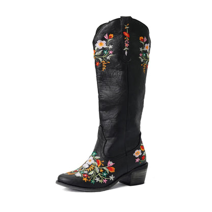DAISY Cowgirl Boots - Resistant PU leather | Elegance & Stability - Yehaw