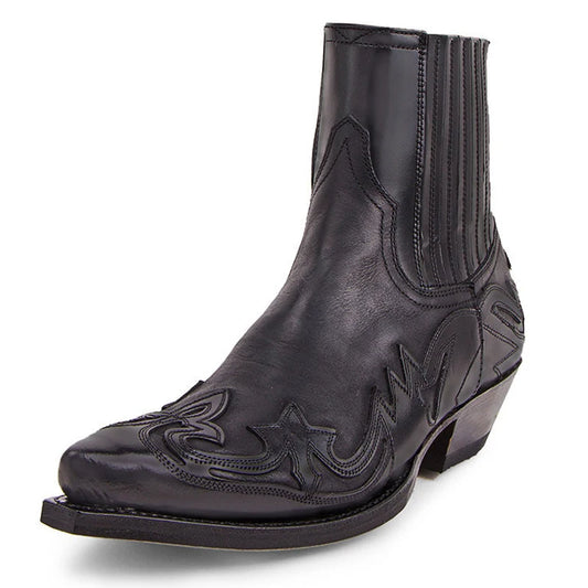 TOMMY Mens Cowboy Boots - PU Leather | Bold Design & Fit - Yehaw