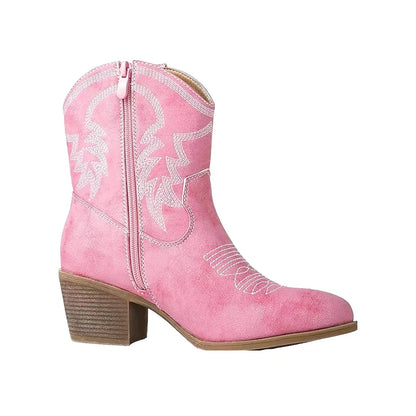 ABIGAIL Cowgirl Boots - Pointed toe | Elegance & Stability - Yehaw
