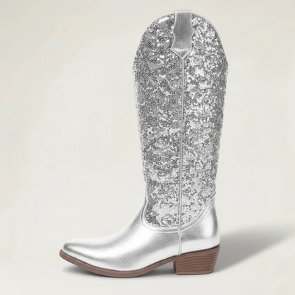 GRACE Cowgirl Boots - Yehaw | Silver