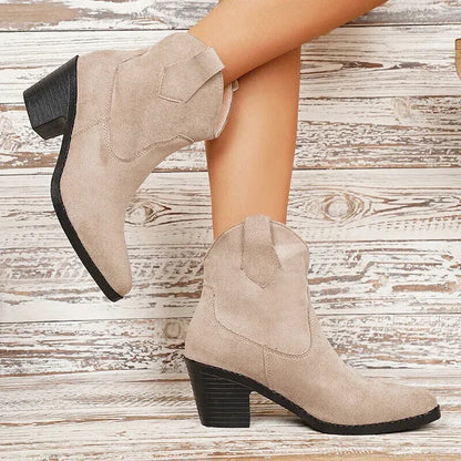 ADA Cowgirl Boots - Yehaw | Beige - Yehaw