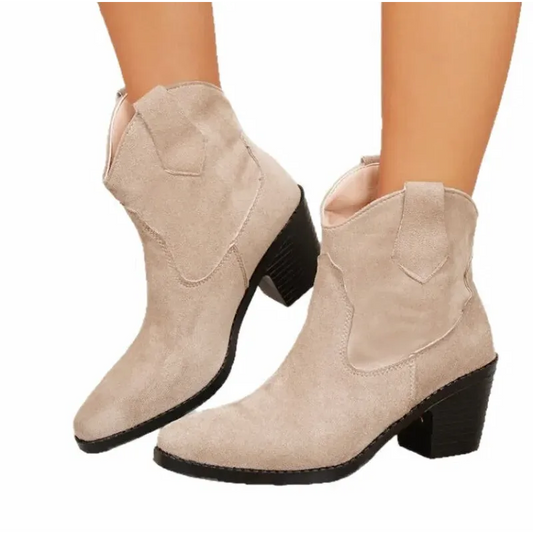 ADA Cowgirl Boots - Yehaw | Beige - Yehaw 