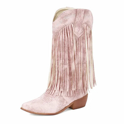 ALEJANDRA Cowgirl Boots - Yehaw | Pink - Yehaw
