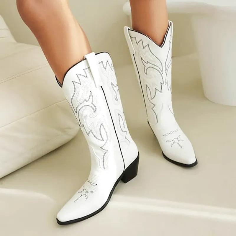 ALICE Cowgirl Boots - Pointed toe | Elegance & Stability - Yehaw